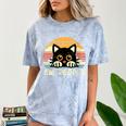 Cat Eww People Introvert Meme Women Men Kids Comfort Color Blast T-Shirt Ocean