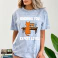 Cat Ignoring You Expert Level Orange Tabby Introvert Comfort Color Blast T-Shirt Ocean Cat Ignoring You Expert Level Orange Tabby Introvert Comfort Color Blast T-Shirt Ocean