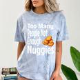 Chicken Nugget Saying Introvert Nuggie Foodie Food Comfort Color Blast T-Shirt Ocean