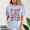 Christian Lawyer Attorney Law Student Graduation Exam Comfort Color Blast T-Shirt Ocean