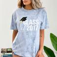 Class Of 2017 Senior Graduation Comfort Color Blast T-Shirt Ocean