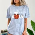 Class Of 2018 Basketball Senior Graduation Shirt Grad Comfort Color Blast T-Shirt Ocean