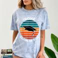 Class Of 2021 Done Senior Graduation Retro Sunset Comfort Color Blast T-Shirt Ocean