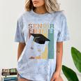 Class Of 2022 Graduation Cat Seniors Grad Comfort Color Blast T-Shirt Ocean