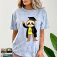 Class Of 2022 Sloth Graduation Masters College High School Comfort Color Blast T-Shirt Ocean