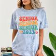 Class Of 2023 Senior 2023 Graduation Retro Seniors Comfort Color Blast T-Shirt Ocean