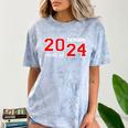 Class Of 2024 Senior Year Boys Girls School Graduation Comfort Color Blast T-Shirt Ocean