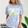 Class Of 2025 Graduation Senior Tennis Player Comfort Color Blast T-Shirt Ocean