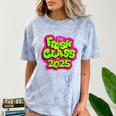 Class Of 2025 Senior Fresh 90s TV Style Retro Graduation Comfort Color Blast T-Shirt Ocean
