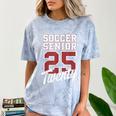 Class Of 2025 Senior 2025 Graduation 2025 Soccer Comfort Color Blast T-Shirt Ocean