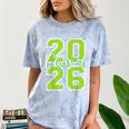 Class Of 2026 Graduation Varsity Lime Green Letters Comfort Color Blast T-Shirt Ocean