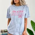 Class Of 2026 Pink Coquette Bow Cap Senior 2026 Graduation Comfort Color Blast T-Shirt Ocean
