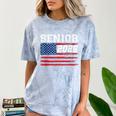 Class Of 2026 Senior Back To School American Flag Graduation Comfort Color Blast T-Shirt Ocean