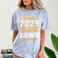 Class Of 2029 Count Down Fun First Day 8th Grade Graduation Comfort Color Blast T-Shirt Ocean