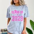 Class Of 2029 Pink Girls Shirt Graduation Comfort Color Blast T-Shirt Ocean