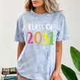 Class Of 2031 Kindergarten Graduation Back To School T-Shirt Comfort Color Blast T-Shirt Ocean