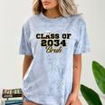 Class Of 2034 Senior 2034 Graduation Bruh Comfort Color Blast T-Shirt Ocean