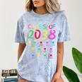 Class Of 2038 Senior Class 2038 Idea Graduation Grow With Me Comfort Color Blast T-Shirt Ocean