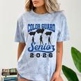 Color Guard Senior 2026 Flags Marching Band Graduation Grad Comfort Color Blast T-Shirt Ocean
