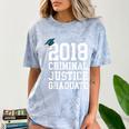 Criminal Justice Major Shirt 2018 Graduate Graduation E Comfort Color Blast T-Shirt Ocean