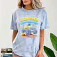 I Crushed Kindergarten Monster Truck Graduation Boys Kids Comfort Color Blast T-Shirt Ocean