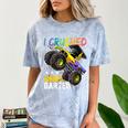 I Crushed Kindergarten Monster Truck Graduation Boys Small Comfort Color Blast T-Shirt Ocean