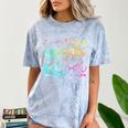 Custodian Life Graduation Day Last Day Of School Tie Dye Comfort Color Blast T-Shirt Ocean