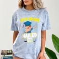 Dabbing Graduation Boy 8th Grade Class Of 2021 Comfort Color Blast T-Shirt Ocean