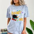 My Daddy Did It And He Did It For Me Graduate Graduation Comfort Color Blast T-Shirt Ocean