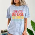In My Defense i Was Left Unsupervised Introvert Comfort Color Blast T-Shirt Ocean
