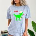 Dinosaur Rawr Diploma Grad Graduate Graduation Comfort Color Blast T-Shirt Ocean