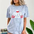 Doctor Of Education Over Educated EdD Doctorate Graduation Comfort Color Blast T-Shirt Ocean