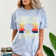I Don't Like Morning People Introvert Introverted Antisocial Comfort Color Blast T-Shirt Ocean