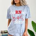 Earned It 2023 For Nurse Graduation Or RN LPN Class Of Comfort Color Blast T-Shirt Ocean