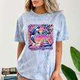 EAT THE RICH 90S NOSTALGIA WHALE ORCA YAHCT RETRO Comfort Color Blast T-Shirt Ocean
