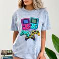Eighties Console Controller Gaming Player Gadget Nostalgia Comfort Color Blast T-Shirt Ocean