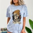 Elder Emo Skeleton Beanie Nostalgia Scene Aesthetic Comfort Color Blast T-Shirt Ocean