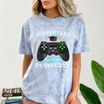 Elementary School Level Complete Gamer Graduation Comfort Color Blast T-Shirt Ocean