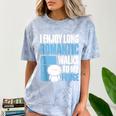 I Enjoy Long Romantic Walks To My Fridge Introvert Comfort Color Blast T-Shirt Ocean I Enjoy Long Romantic Walks To My Fridge Introvert Comfort Color Blast T-Shirt Ocean