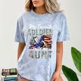 My Favorite Soldier Calls Me Aunt US Army Graduation Aunt Comfort Color Blast T-Shirt Ocean