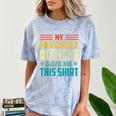 My Favorite Teacher Gave Me This School Graduation Student Comfort Color Blast T-Shirt Ocean