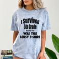 Fifth 5th Grade Graduation Shirt Child Graduate Education Comfort Color Blast T-Shirt Ocean