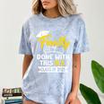 Finally Done With This BS Class Of 2025 College Graduation Premium Tri-Blend Comfort Color Blast T-Shirt Ocean