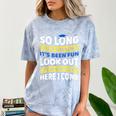First Day School 7th Grade 6th Grade Graduation Comfort Color Blast T-Shirt Ocean