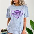 Football Senior Night Football Senior 2025 Graduation 36 Comfort Color Blast T-Shirt Ocean