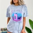 Never Forget Retro 80s 90s Nostalgia Comfort Color Blast T-Shirt Ocean