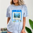 Frutiger Aero Aesthetic Tech Computer Aquarium Tarot Card Comfort Color Blast T-Shirt Ocean