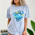 Frutiger Aero Metro Abstract Maximalism 2000s Nostalgia Comfort Color Blast T-Shirt Ocean