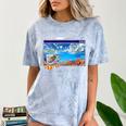 Frutiger Aero Y2k 2000s Comfort Color Blast T-Shirt Ocean