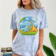 Frutiger Aero Y2K Fashion Trends Statement Piece Tech Orange Premium Comfort Color Blast T-Shirt Ocean